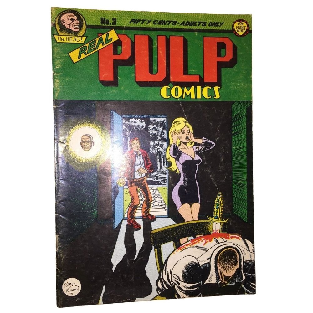 Real PULP COMIC No. 2 Jan. 1973 -  The Print Mint - Underground Comix - Vintage